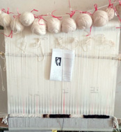 عکس و تصاویر آغاز بافت تابلو فرش دستباف نفیس سفارشی تبریز